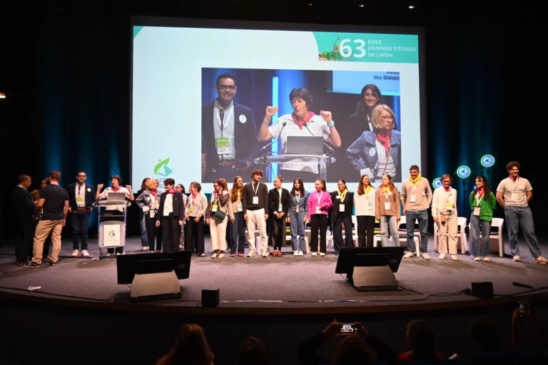 Image de nos étudiants en diététique lors de l'événement de l'AFDN à Toulouse