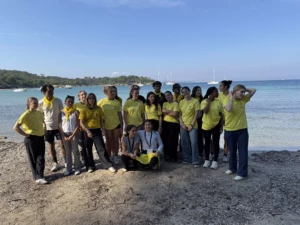 Photo de groupe des BTS Tourisme Toulouse voyage
