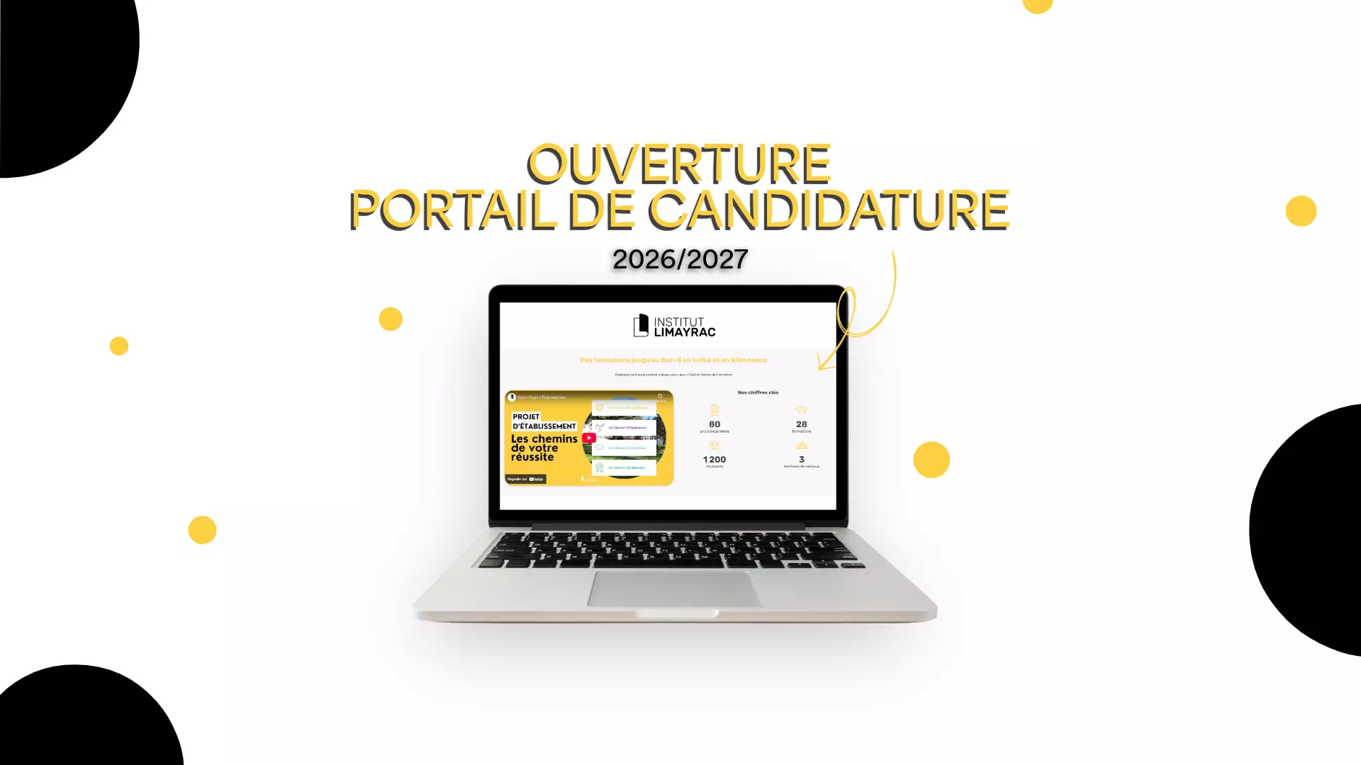 Ouverture du portail de candidature pour nos études supérieures à Toulouse