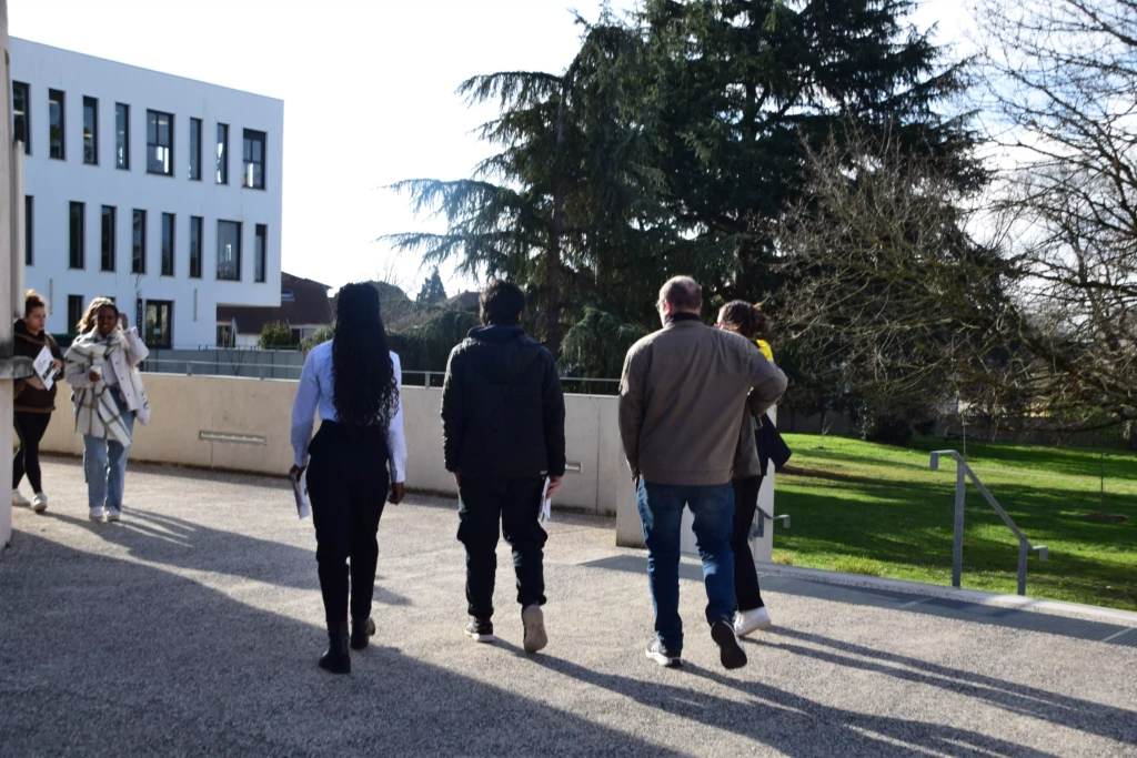 Visite du campus lors de nos portes ouvertes