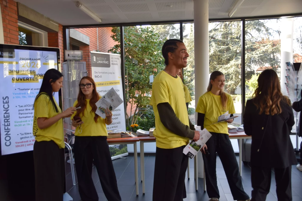 Accueil des étudiants pour des JPO à Toulouse