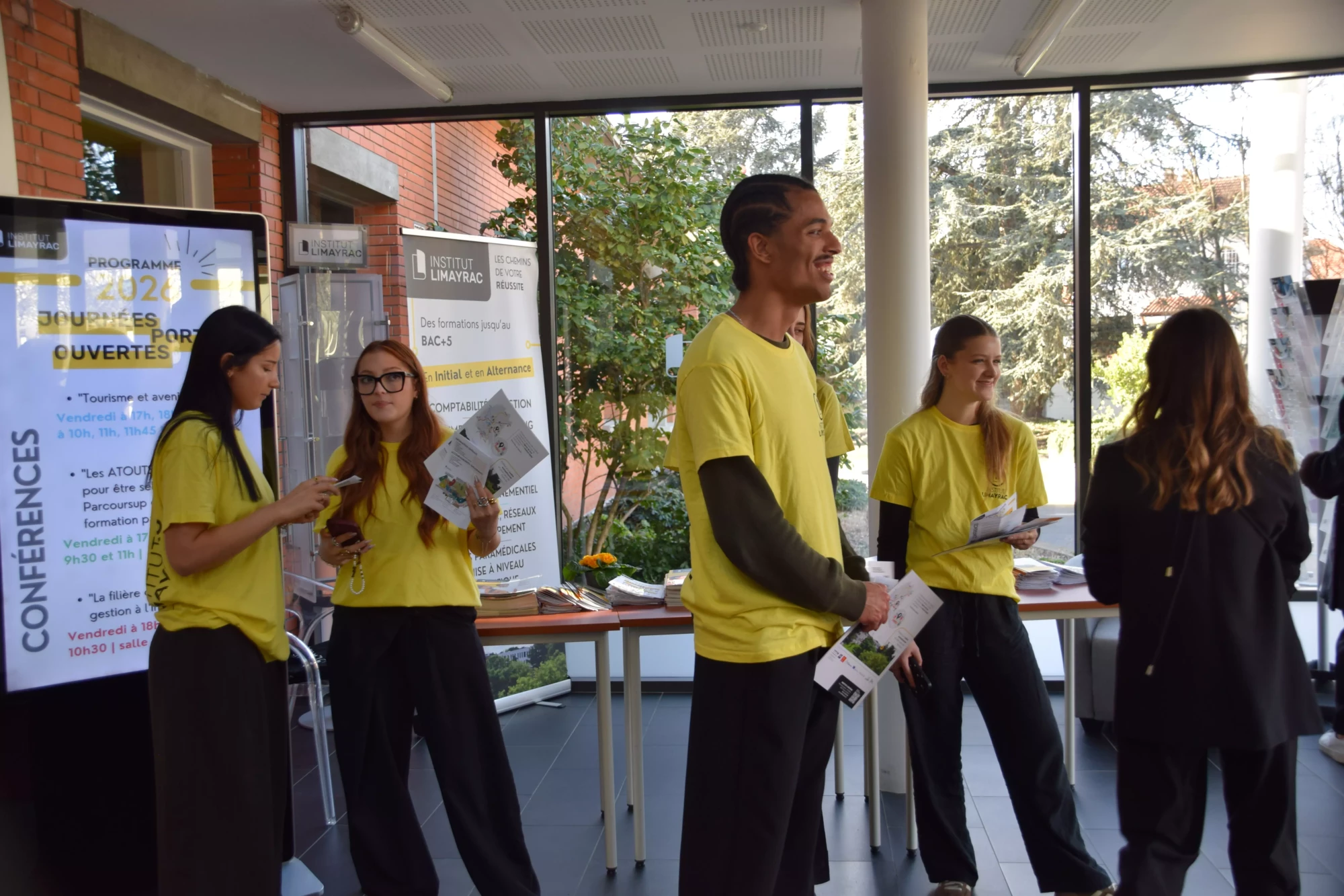 Accueil des étudiants pour des JPO à Toulouse