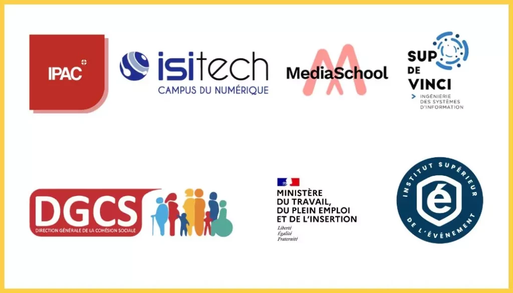 Logo des partenaires certificateurs