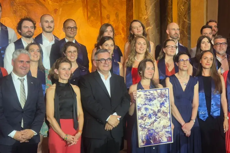 Alumnis à la cérémonie pour devenir expert-comptable à toulouse